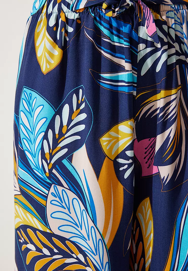 Viscose High Waist Pants