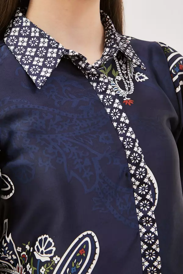 Minimal Jayanty Shirt Navy