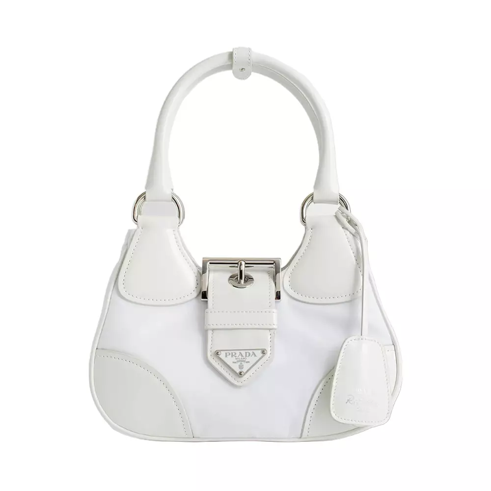 Prada Moon Re-Nylon and leather bag