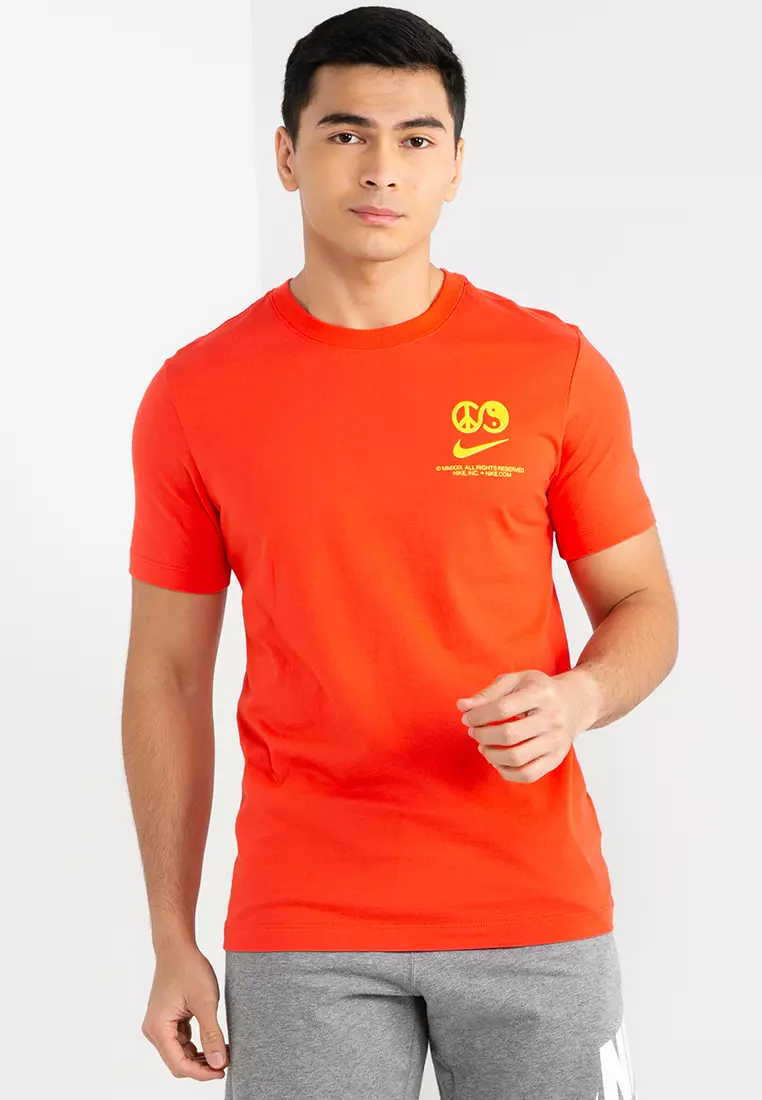 Nike Men's T-Shirt - Orange - S