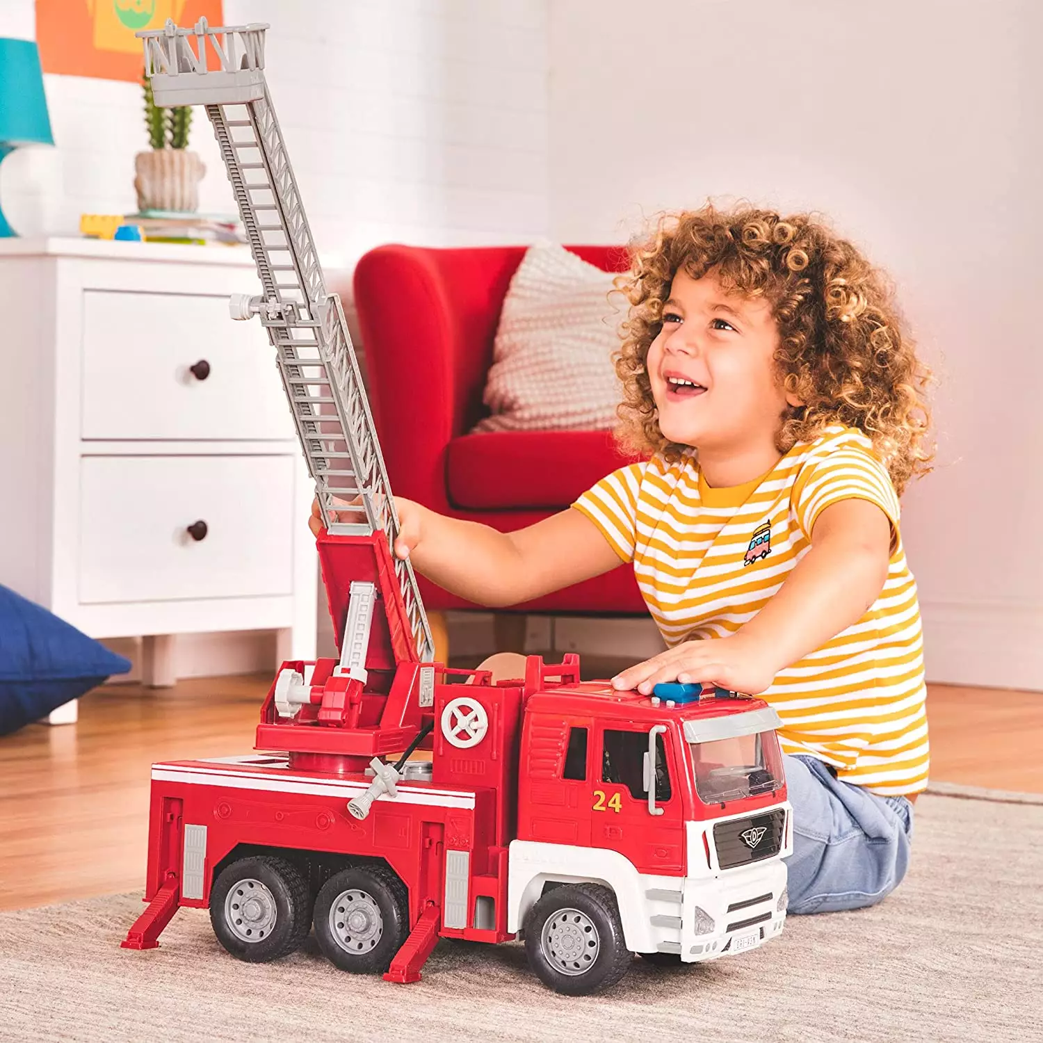 Buy Battat Driven by Battat Standard Series Big Fire Truck with