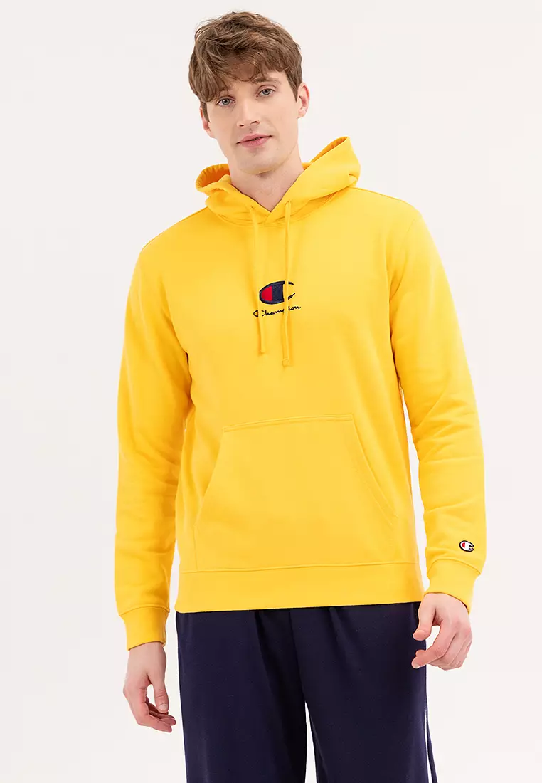 Champion sweater and pants yellow best sale