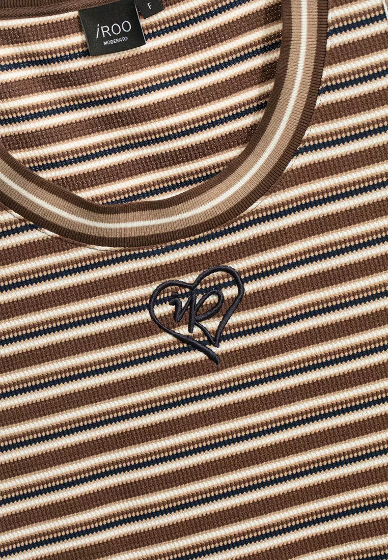 Brown Stripe Tank Top