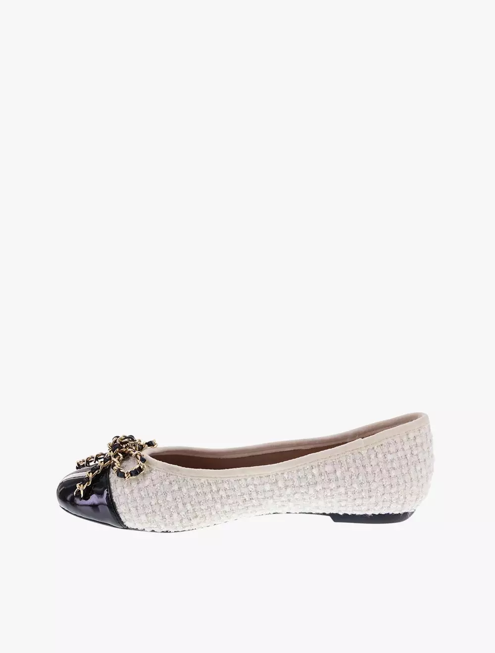 Payless Fioni Women Tweed Reyna Flats - Ivory_15