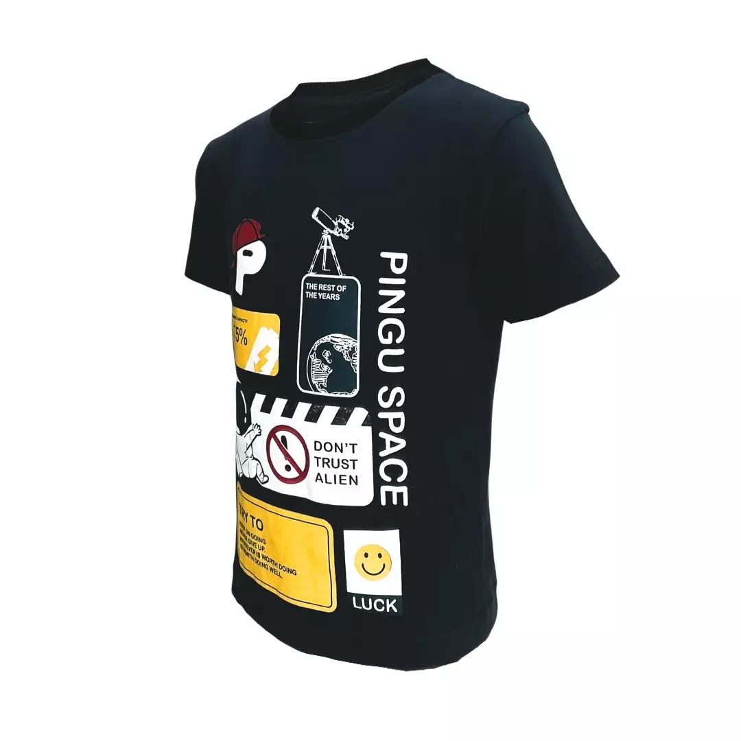 Pingu Kaos Anak Laki Laki Sablon Astronot Navy 92000727