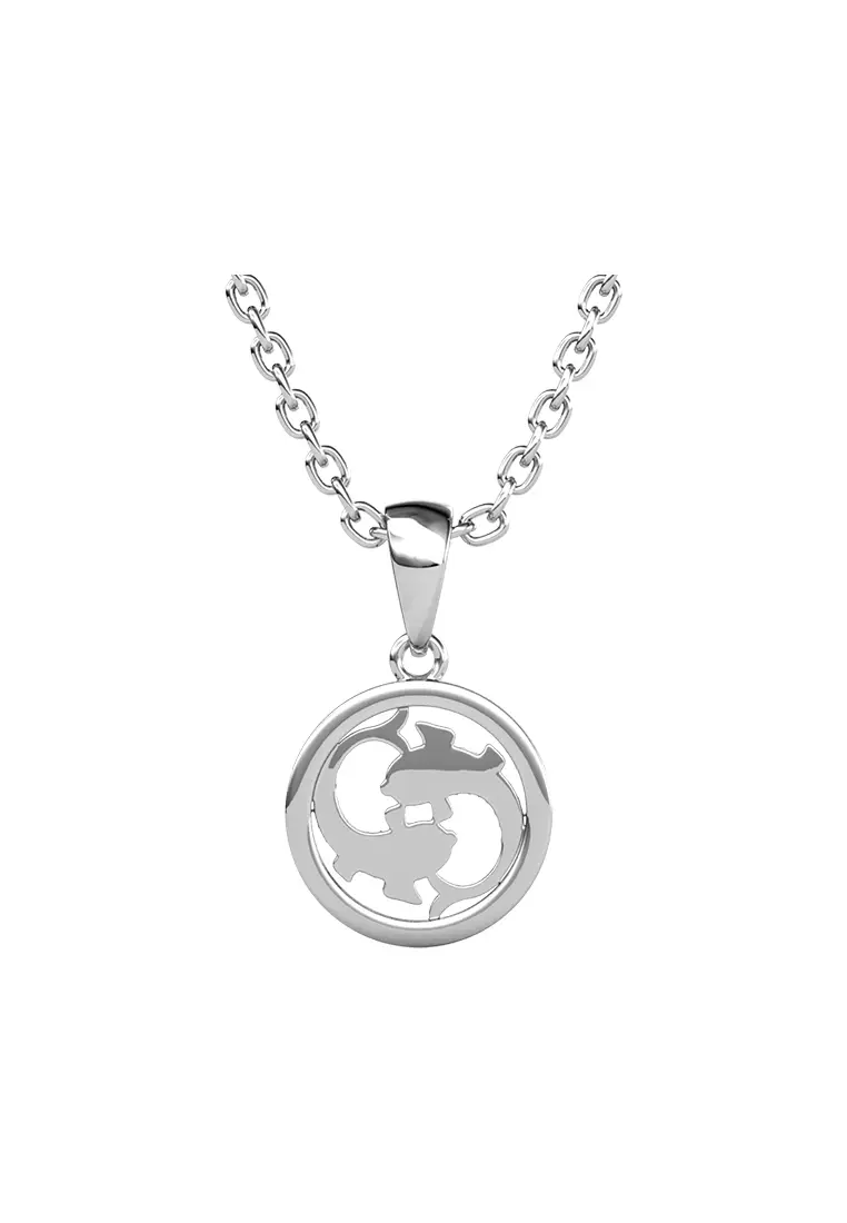 Circlet Pieces Pendant - Kalung Crystal Swarovski by Her Jewellery