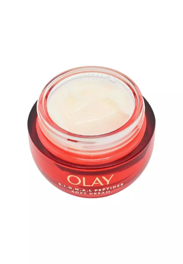 【Olay 胜肽專研緊緻輕潤乳霜 (紅金面霜)】(50克)