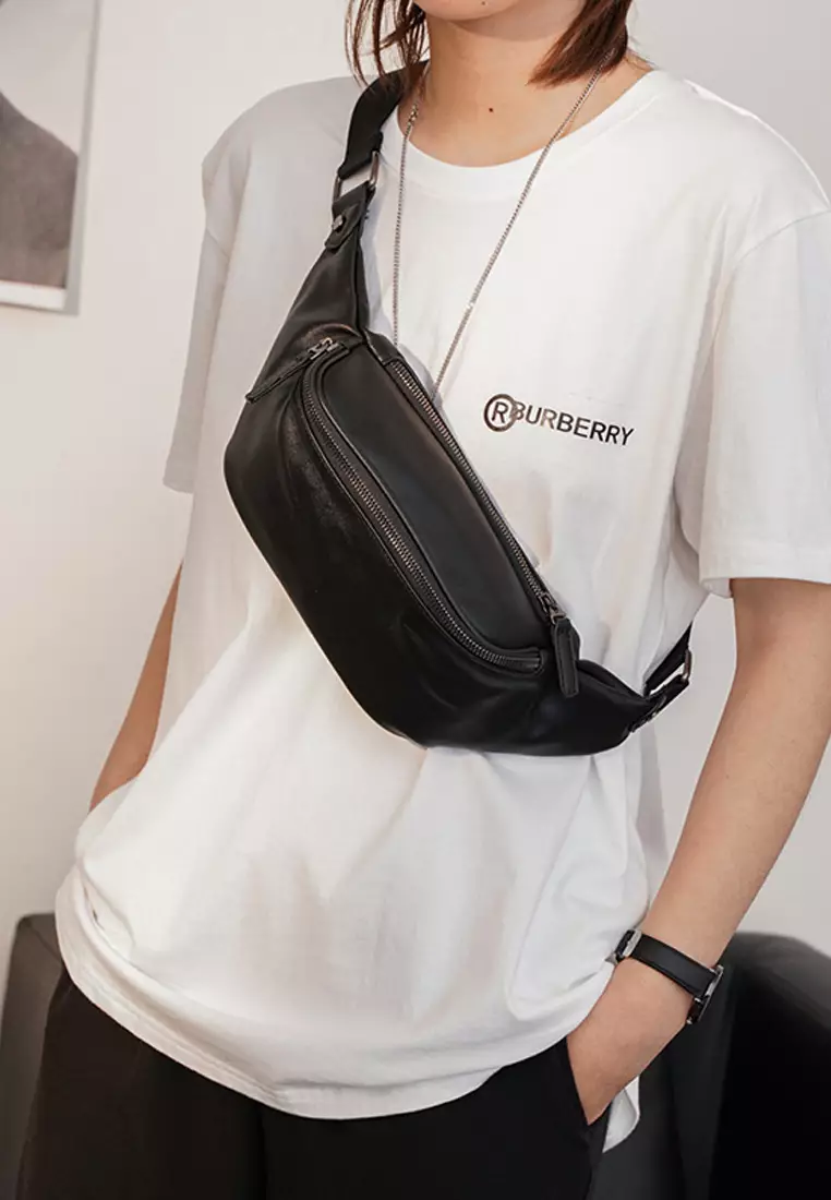 Outdoor Sports Faux Leather Chest Bag ET20444