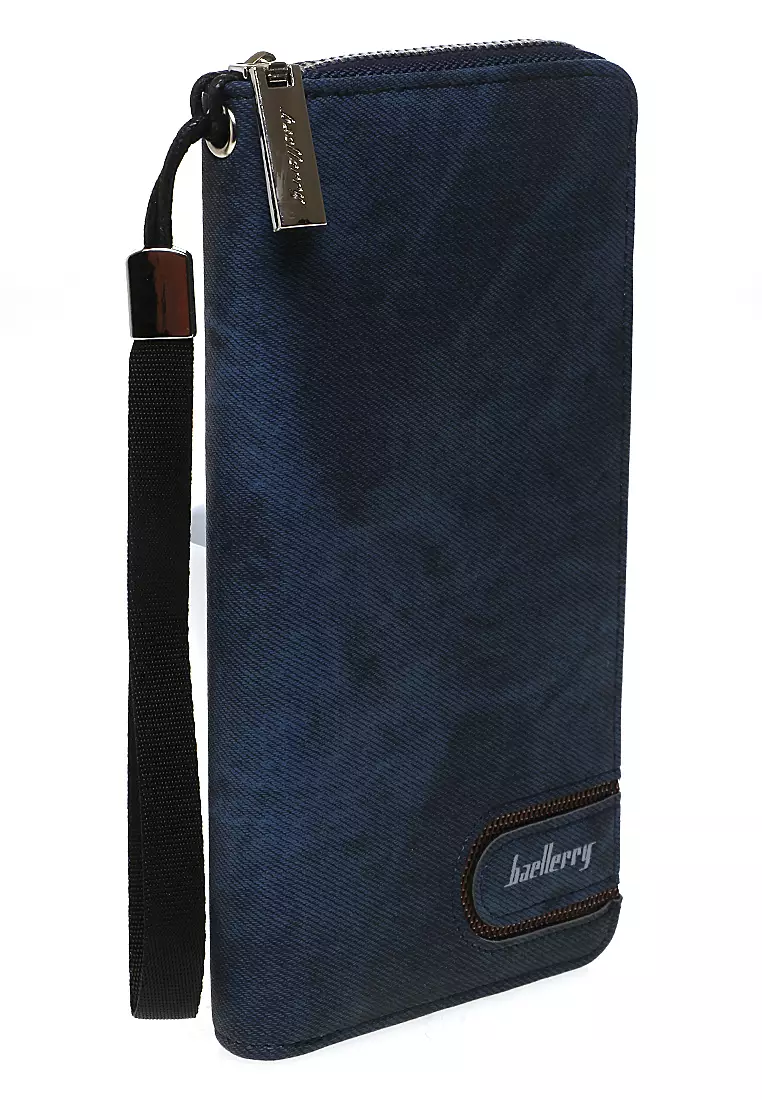 Long Wallet Dompet Panjang Pria Wanita Simple Design Material Kulit Leather ORIGINAL