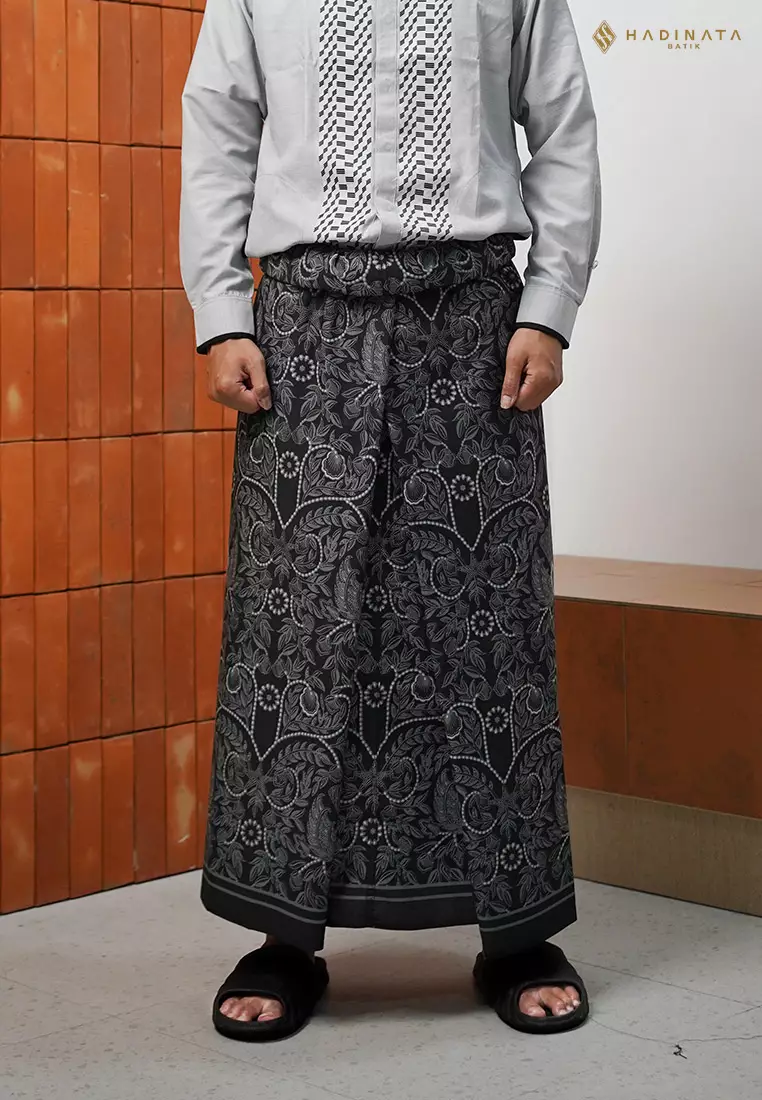 Hadinata Batik Premium Sarung Azzam Grey