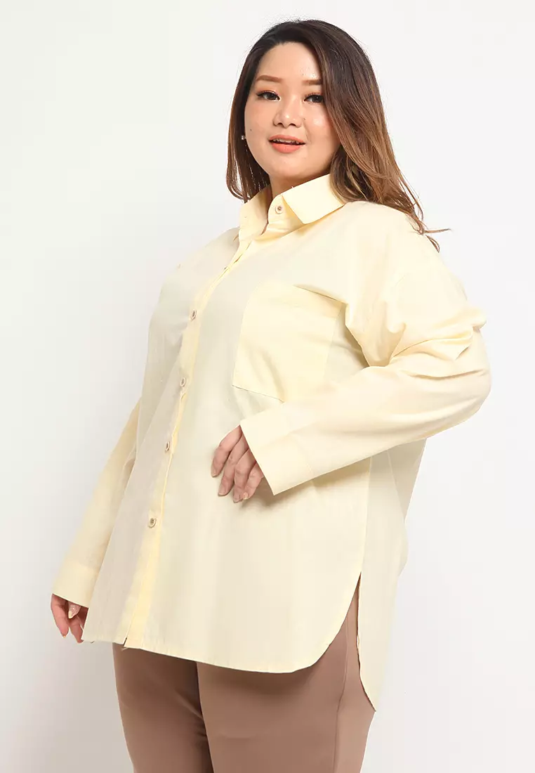 Plus Size Shirt Rui Baby Yellow