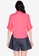 Chictees pink Abbey Polo Top & Shorts Set ED24EAA8E46FD7GS_2