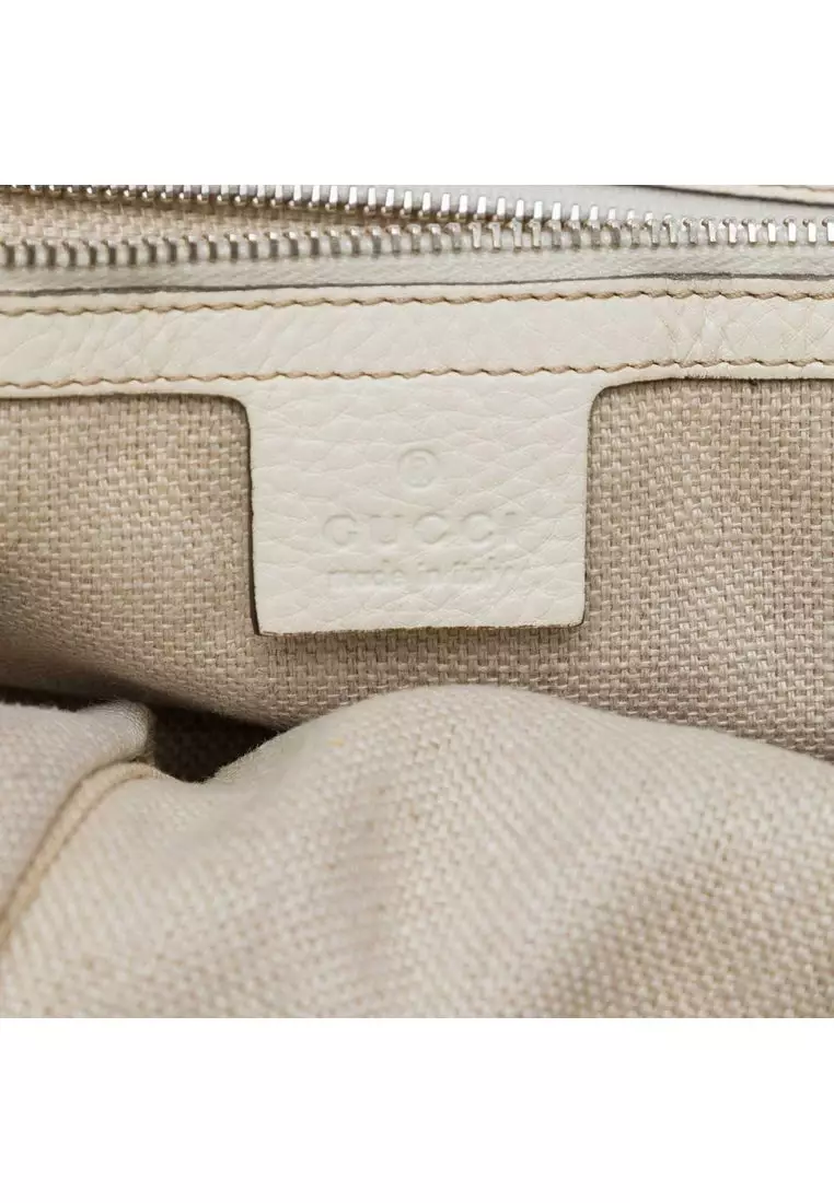 Pre-Loved Gucci Gg Canvas Icon Bit Tote
