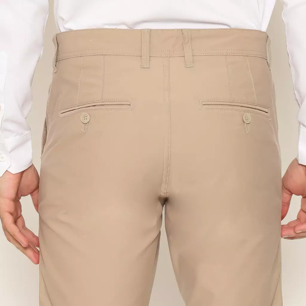 AMK Celana Chino Pria Panjang PT RYIOTA Beige