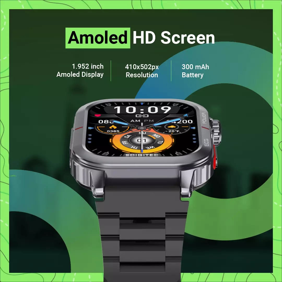 Jam Tangan Smartwatch Digitec FORFIT Amoled Original
