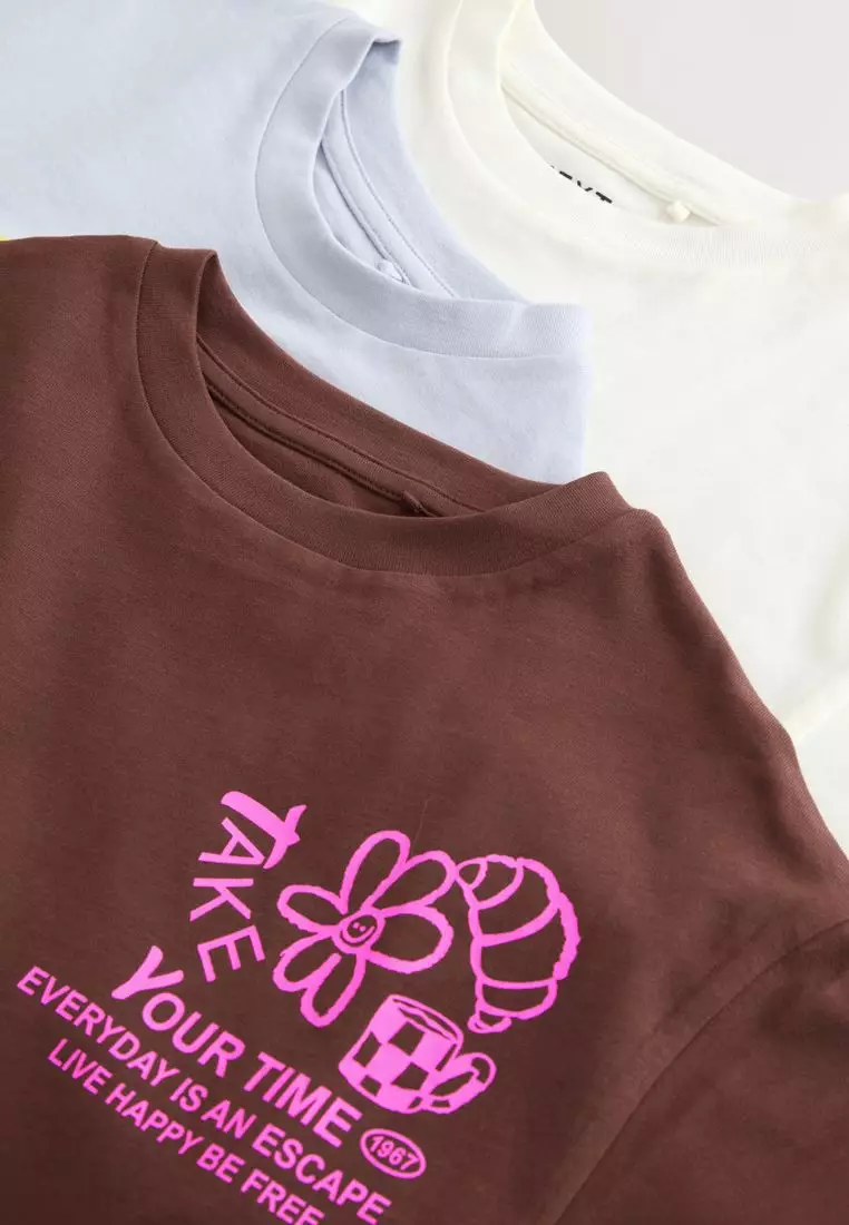 Oversized Graphic T-Shirts 3 Pack