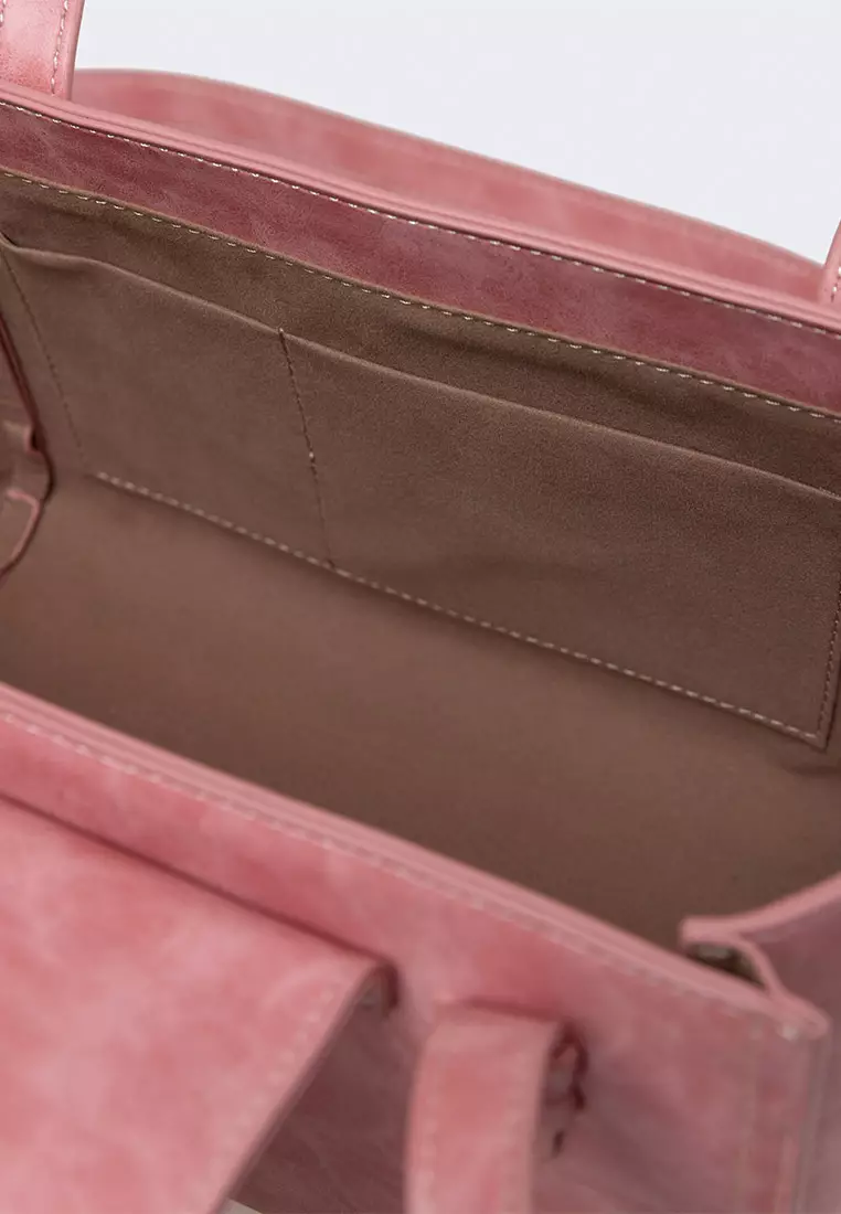 Ria Miranda Rose Pink Nina Small Box Bag