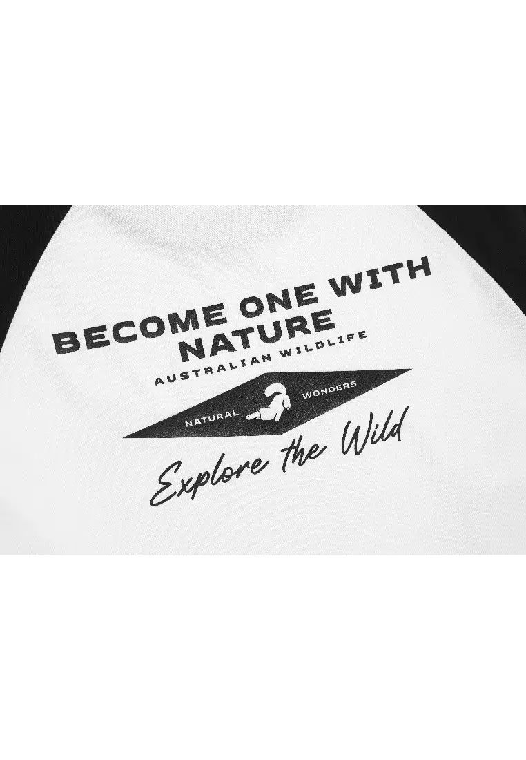 Men's Semi-Oversized Raglan Long Sleeve Tee