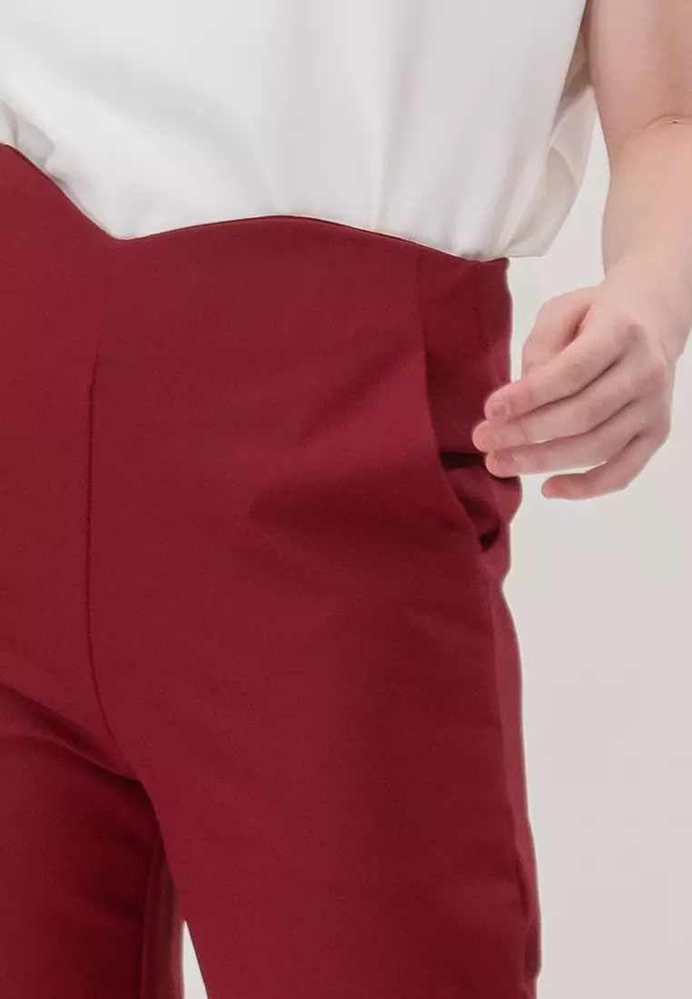 Wide-Leg Straight Cut Long Pants