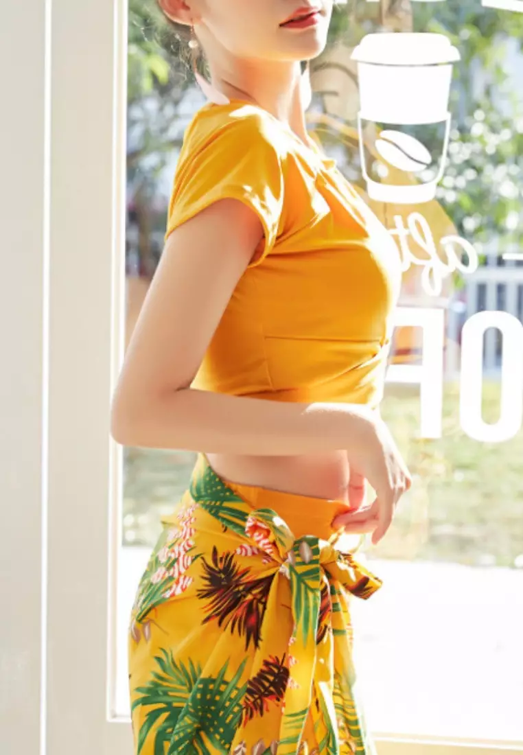 Temptation Bikini Swimsuit Baju Renang Wanita High Quality model three-pieces