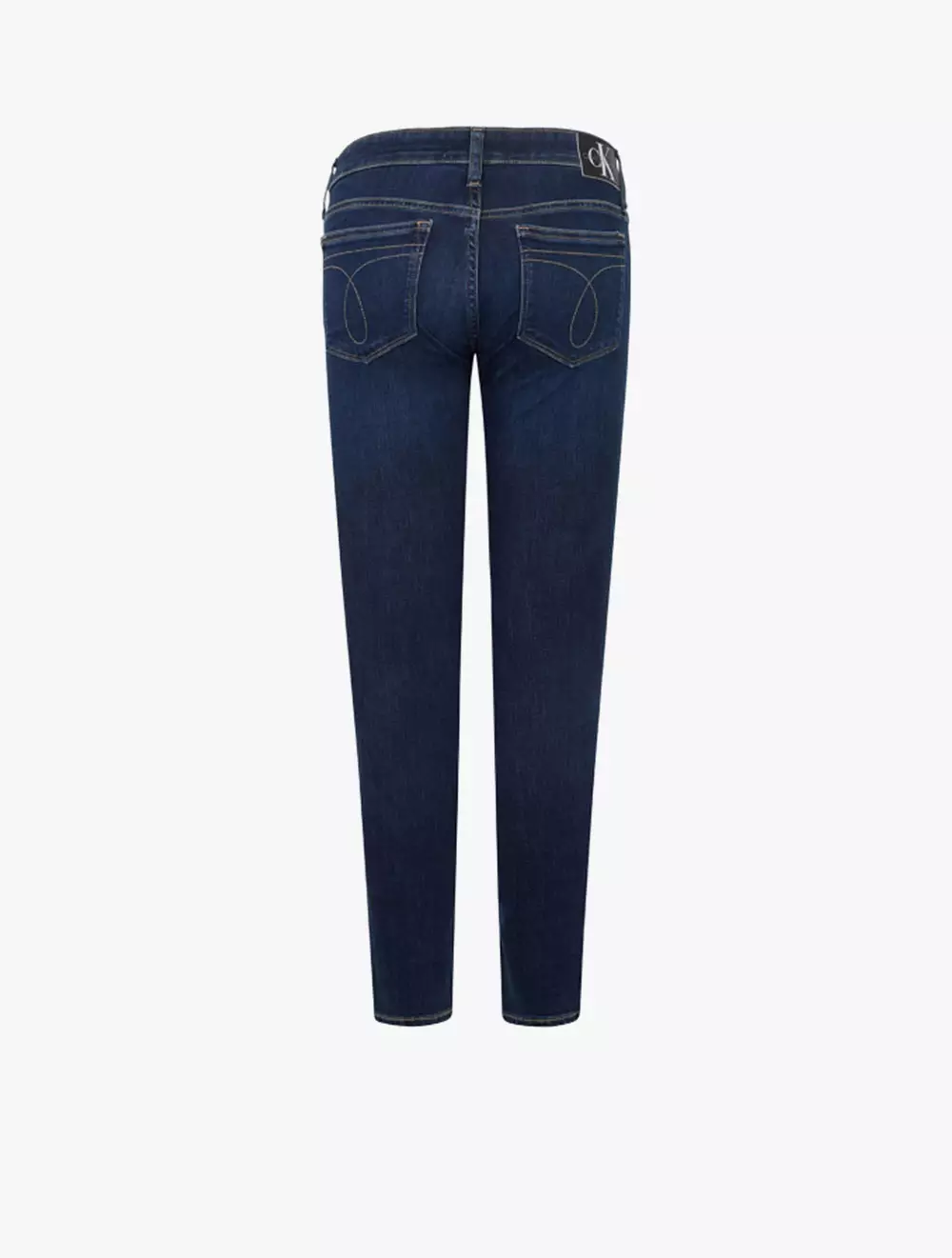 CK JEANS - CORE MID RISE SKINNY ANKLE JEANS - black