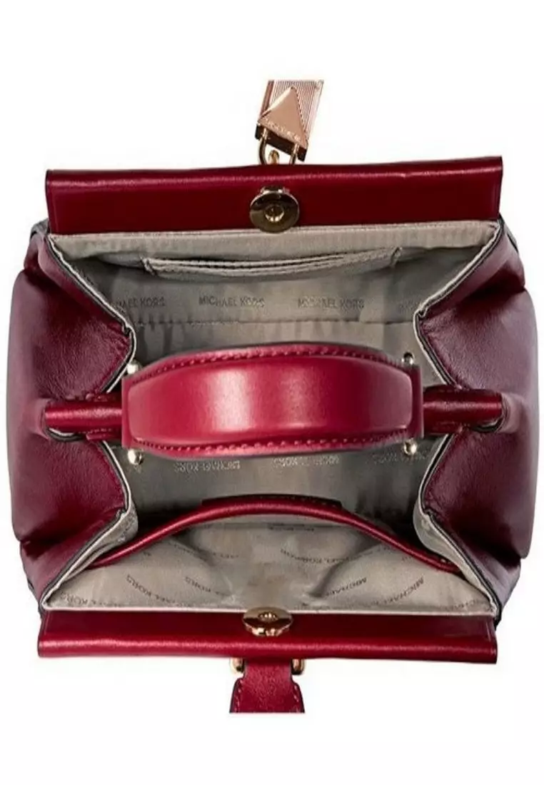 Michael kors discount gramercy red