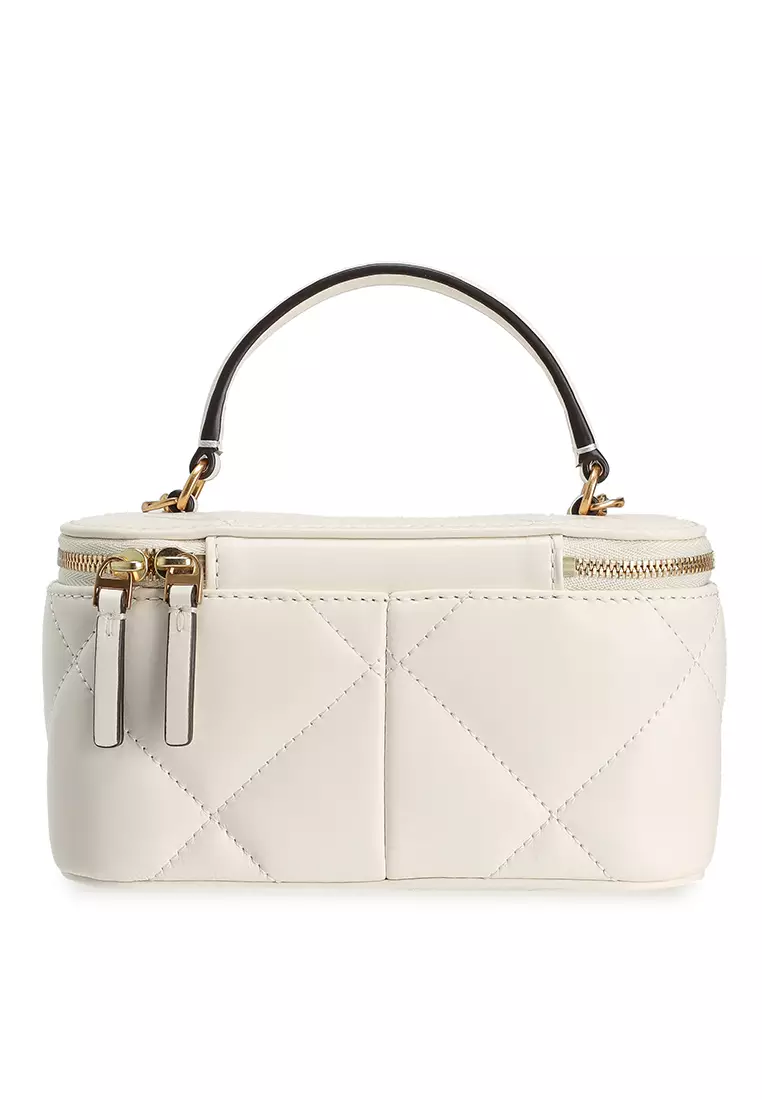 Kira Diamond Quilt Vanity Case