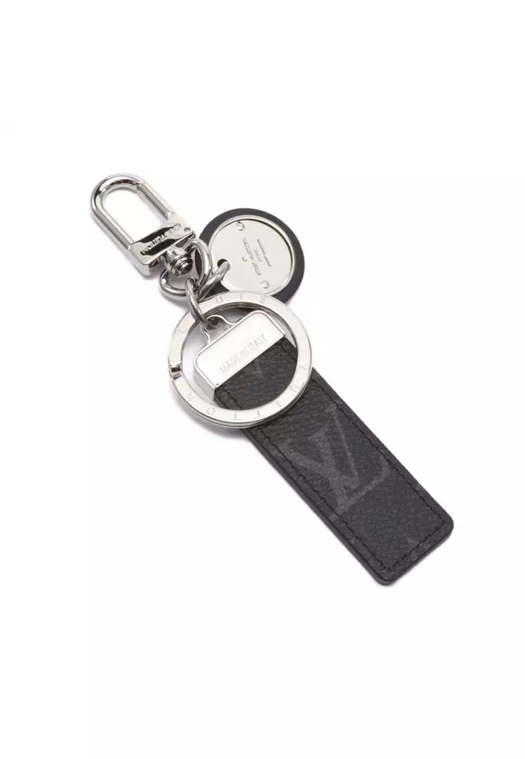 Louis Vuitton Neo LV Club Bag Charm & Key Holder Black Leather & Metal