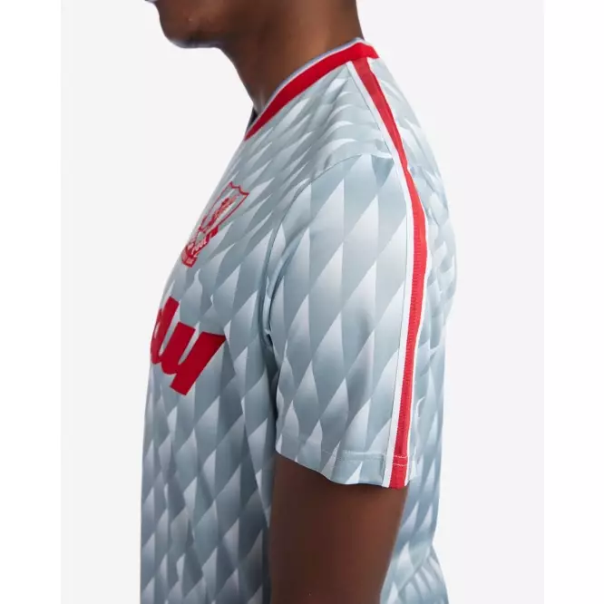 Liverpool FC Lfc Adult Retro 89-91 Candy Away Shirt Men - Official LFC Jersey Original Pria