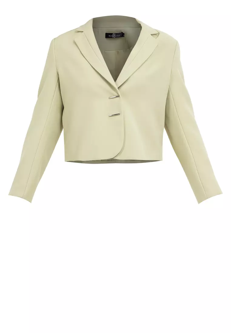 Short Relaxed Fit Blazer