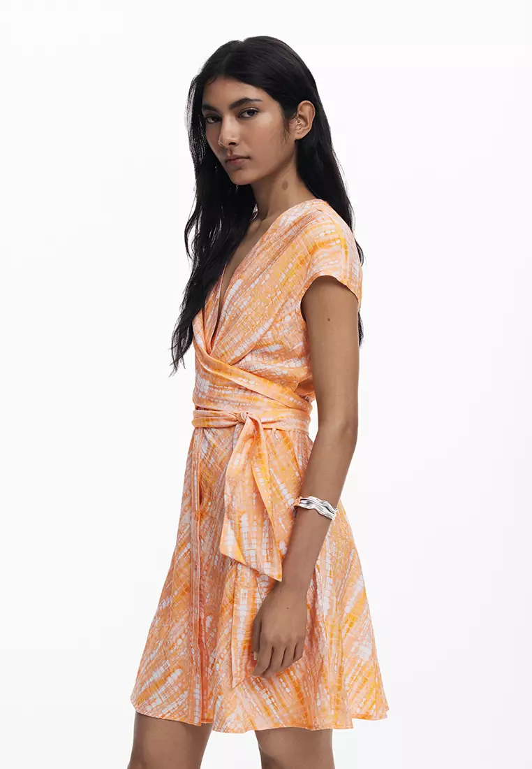 Wrap short dress