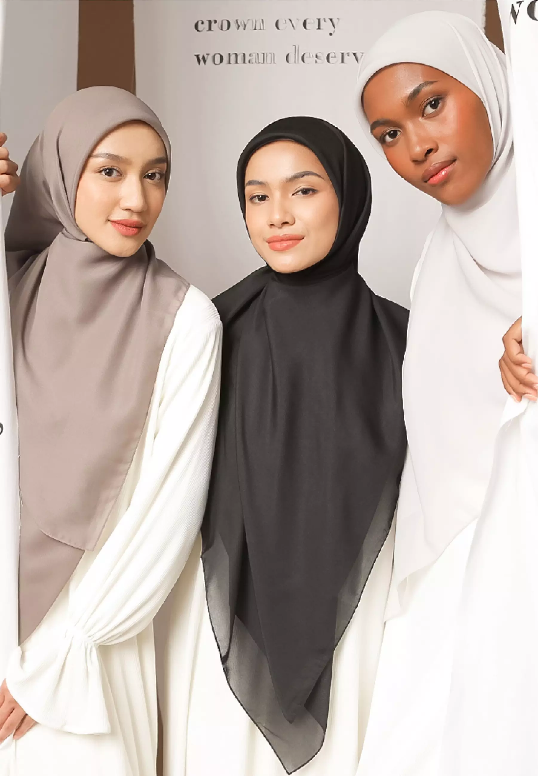 Polly Cotton Square Syari Soft Blue (Hijab Segiempat Bella Square)