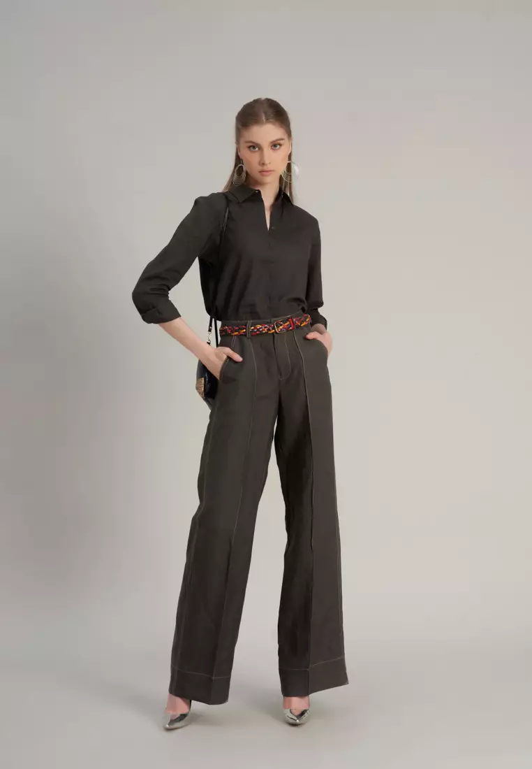 Hello New Day Linen Shirt