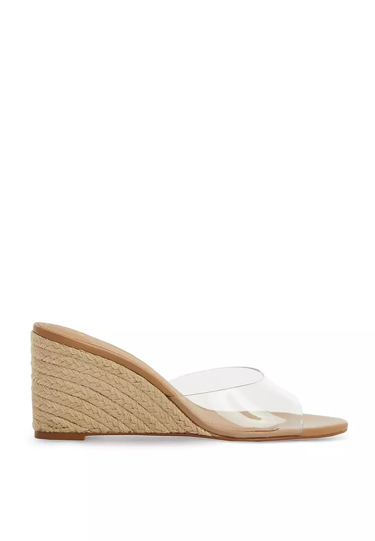 Discount on Mango  shoes - SKU: Vinyl Wedge Sandals