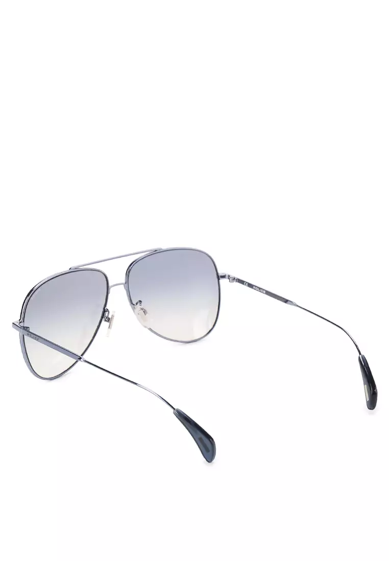Retro Look Sunglasses - Blue