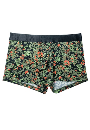 HOM green [Japan Collection] Colored Boxer Briefs -  Khaki Camouflage 34BF1US23D8F16GS_1