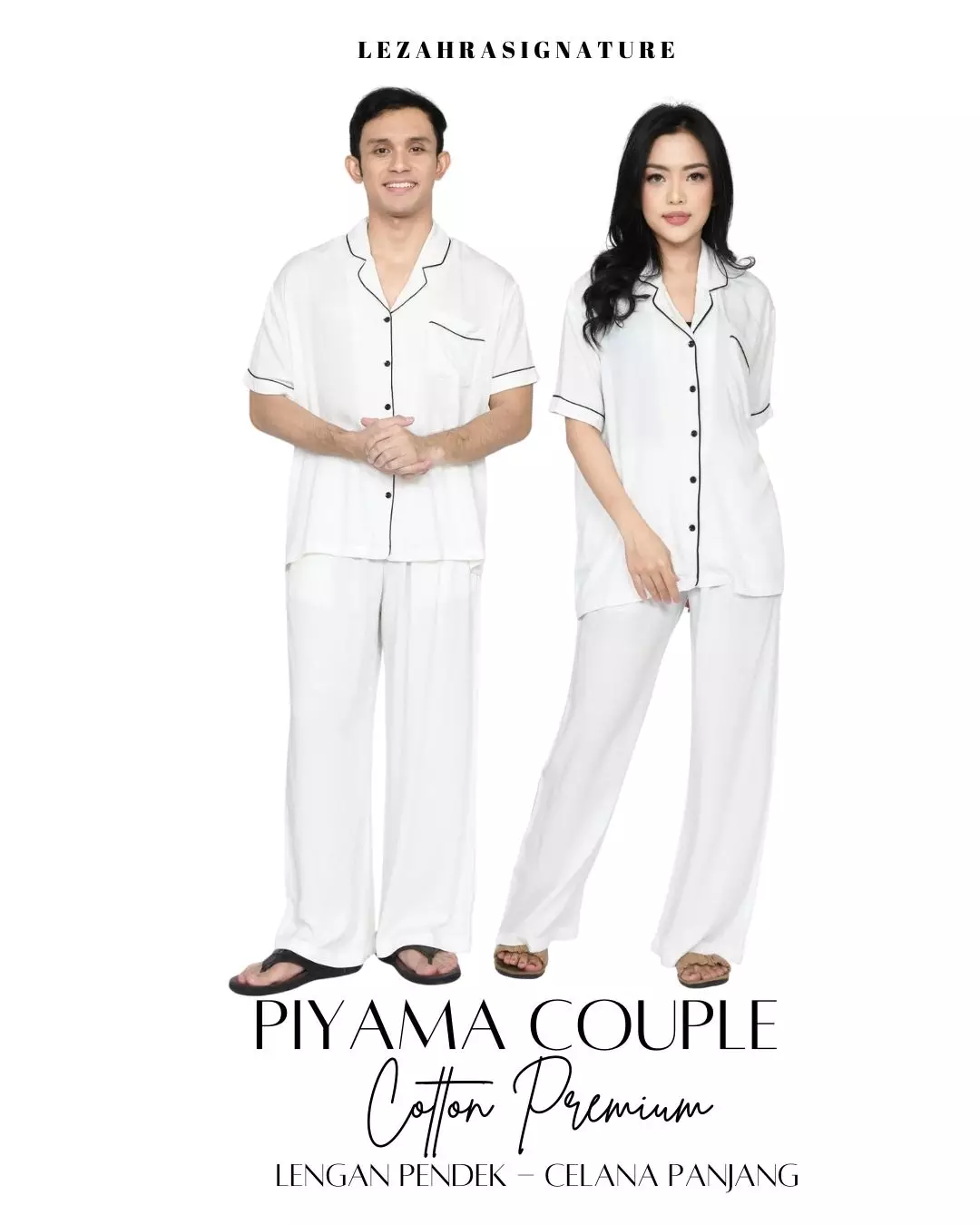 Piyama Couple WHITE Gift Box Series 