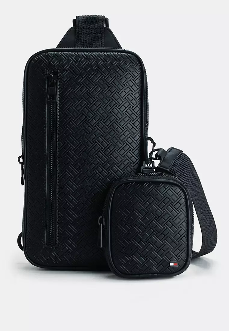 Embossed Flag Sling Bag