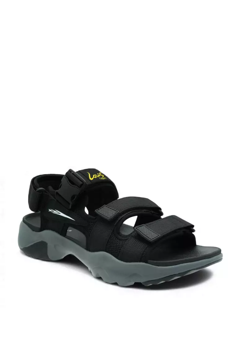Men Slip On Faux Leather Classic Casual Sandals - 260141281