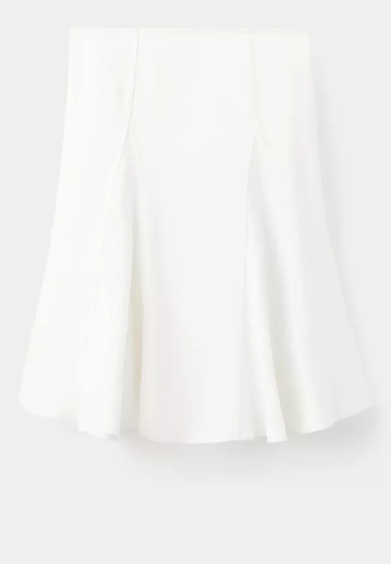 Midi Skirt With Godets