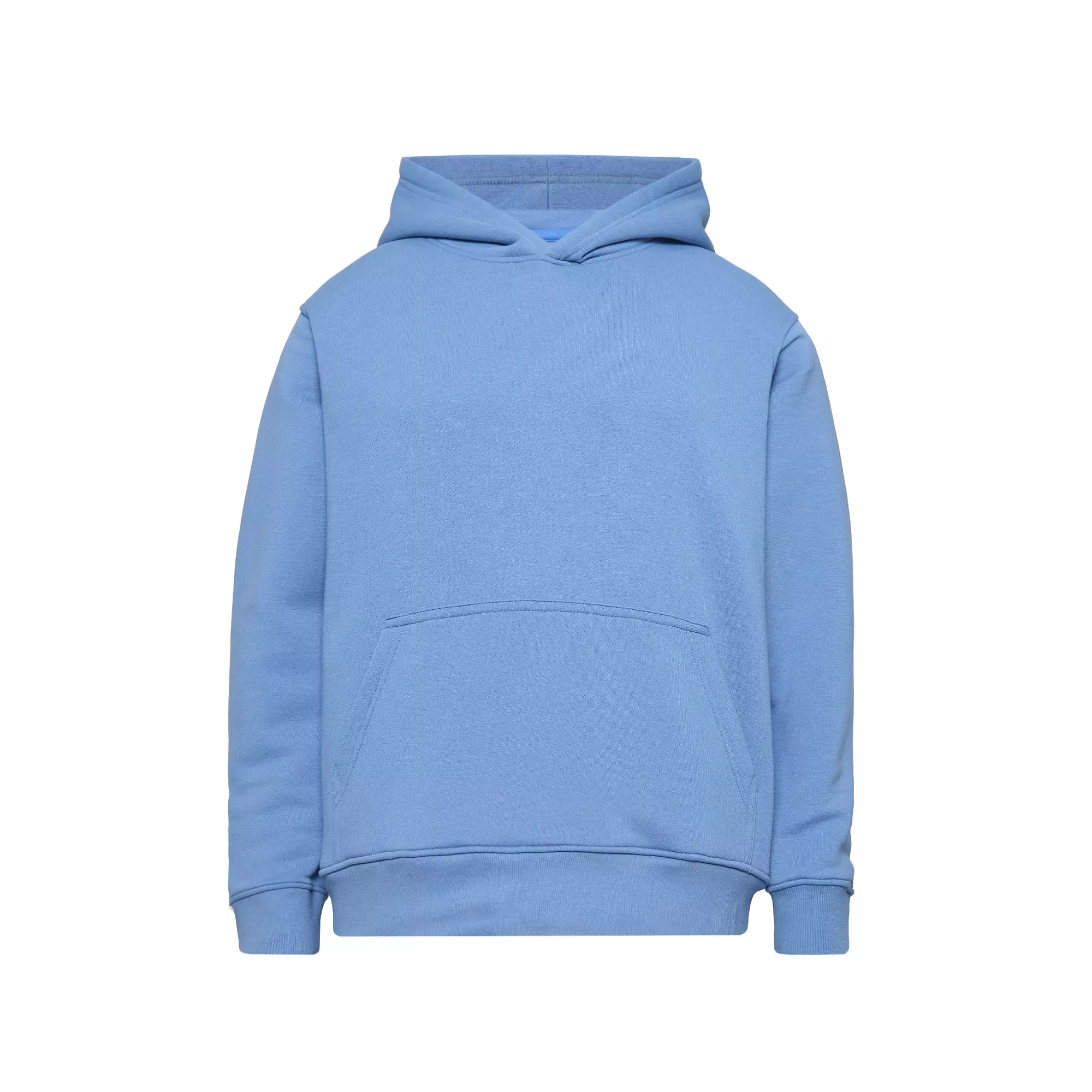 Cotton Well Cozzie Hoodie Sweatshirt with Hidden Pocket Steel Blue | Jaket Pullover Fleece dengan Kantong Tersembunyi Biru Tua