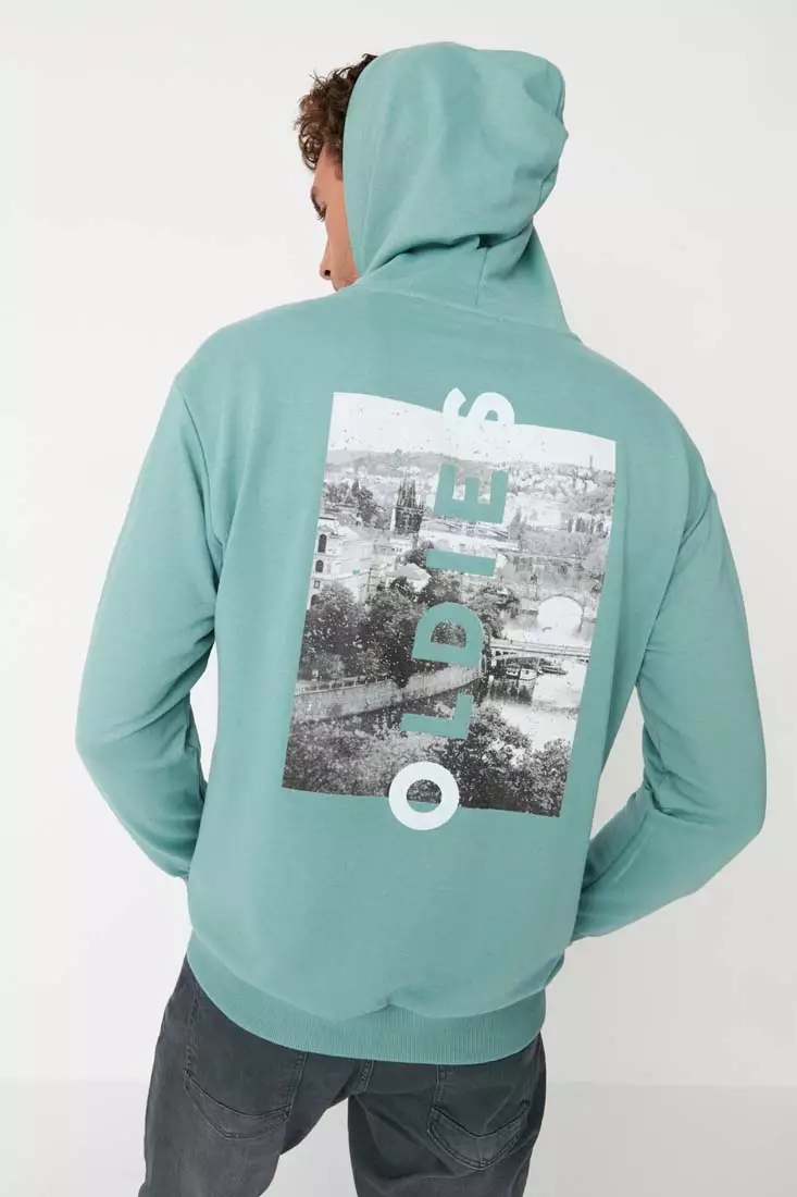 Men's back new arrivals print hoodie
