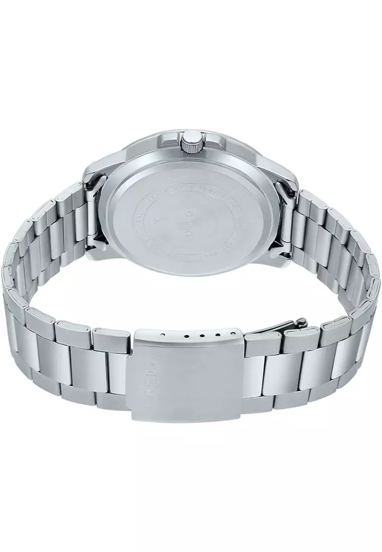 Men's Analog MTP-VD01D-2EV Stainless Steel Band Casual Watch