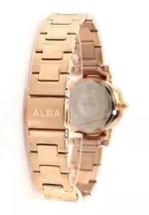 Jam Tangan Wanita Alba Prestige AH8410 AH8410X1 Strap Stainless Steel Rose Gold Color White Dial Rose Gold Color
