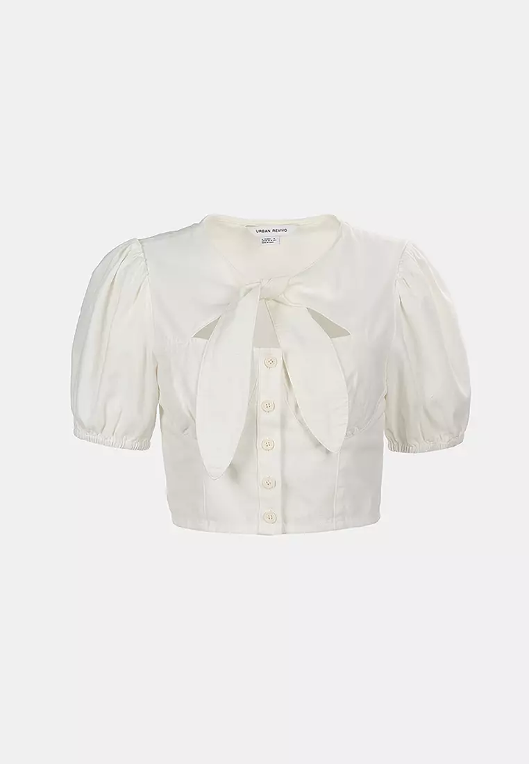 Ribbon Knot Crop Top