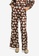 Lubna white and brown Printed Wide Leg Pants A60A0AA52DA320GS_1