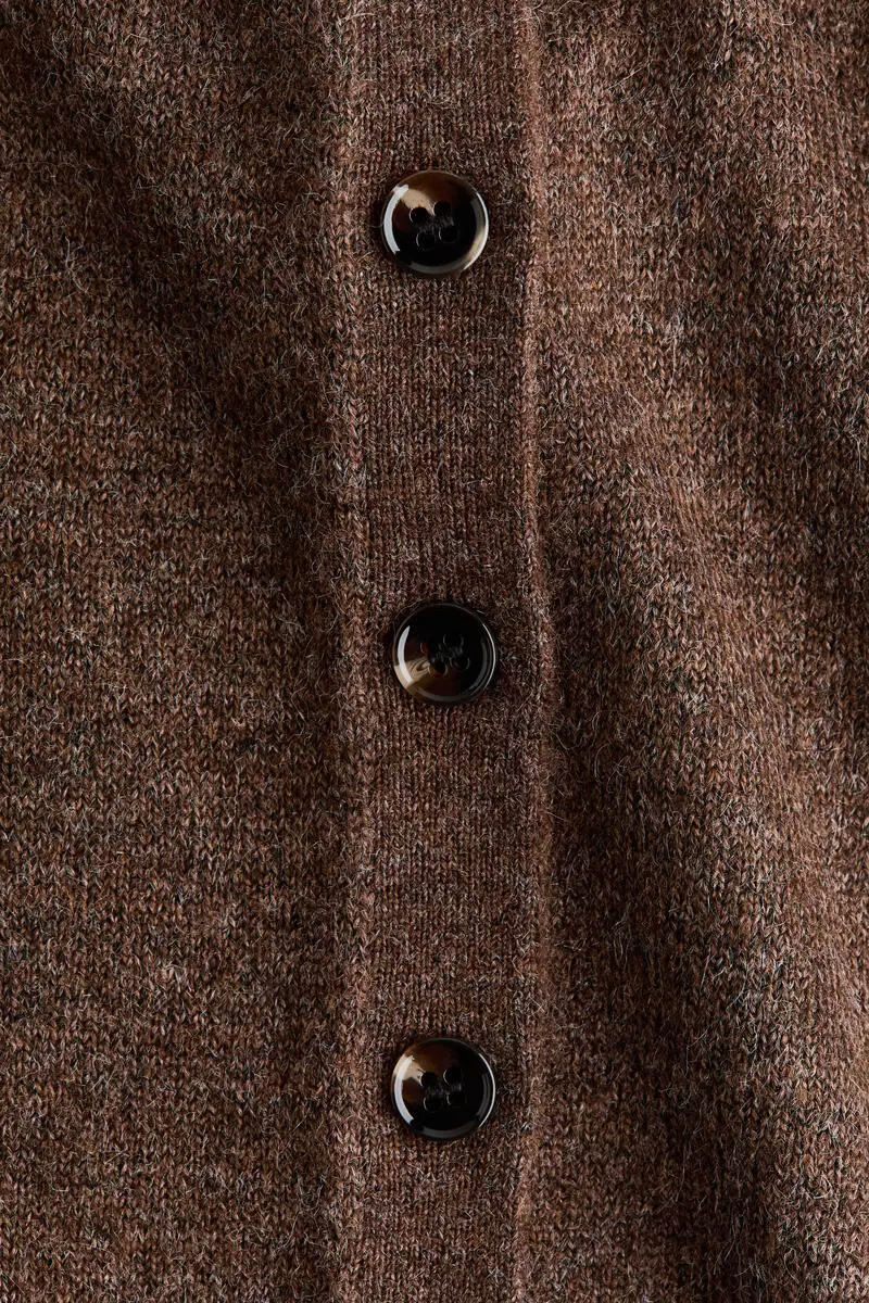 Turtleneck cardigan