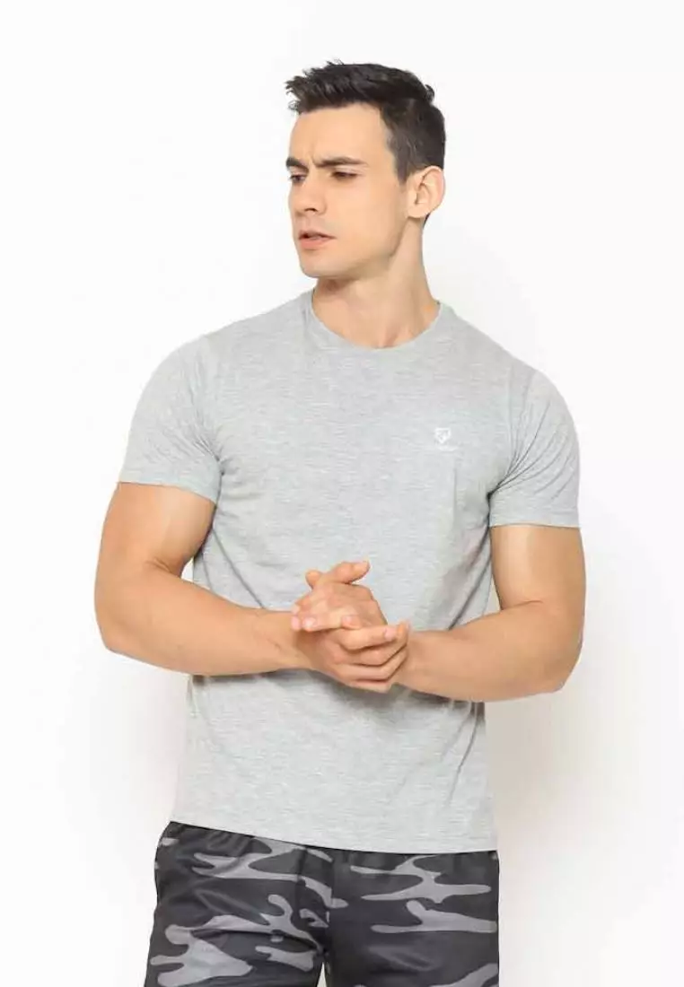 FITWEAR - GRIFFIN BASIC MEN T-SHIRT S/S - Grey