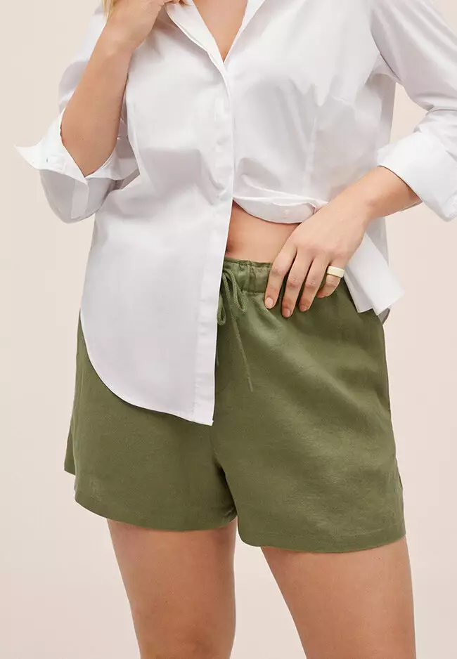 100% Linen Shorts