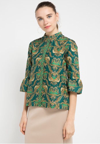 Jual Batik Solo Blouse Cotton  Print Original ZALORA 